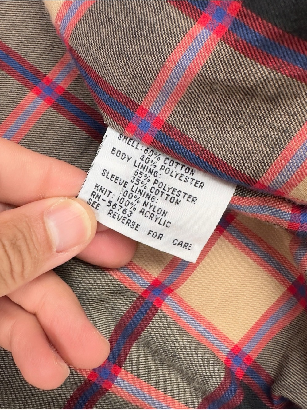 Vintage Sears Roebuck & Co. White Harrington Bomber Jacket Size M Flannel Lined - Picture 7 of 9